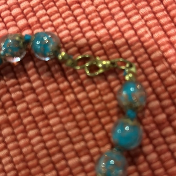 Green Blue Beaded bracelet - Picture 4 of 4